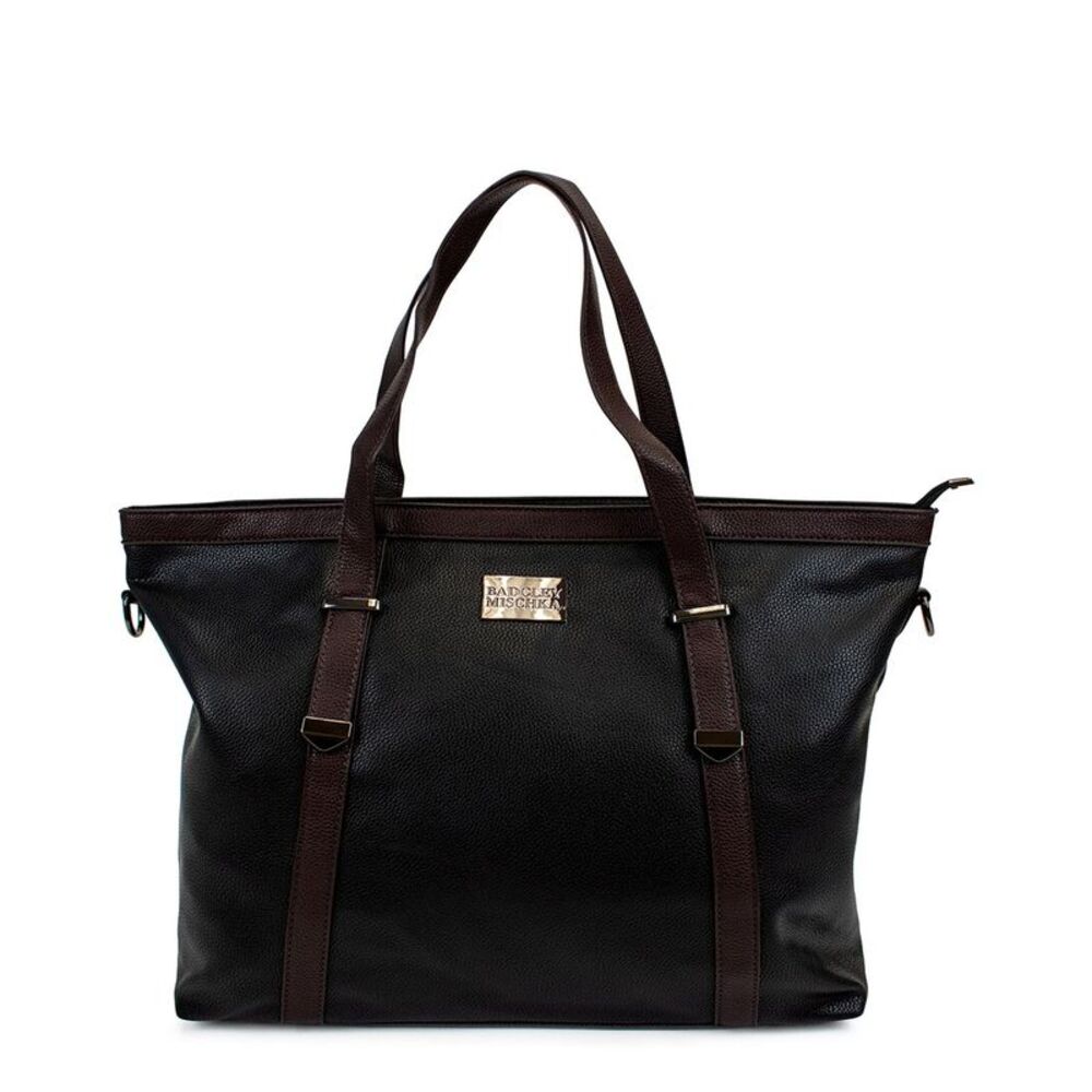 Badgley Mischka Anna Xl Weekend Tote, Black